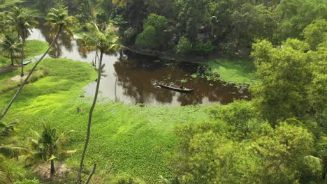 凱拉拉的景觀運河在阿拉普扎