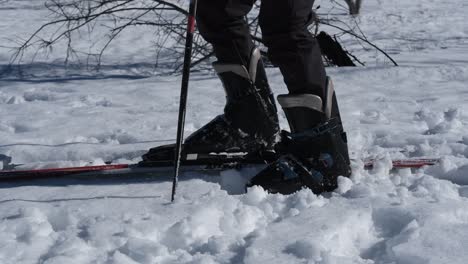 skiing gear close-up