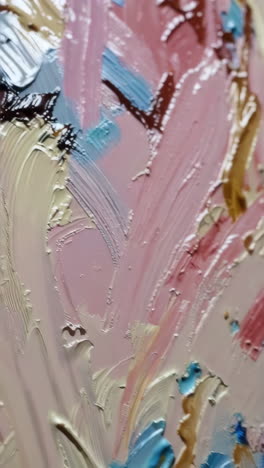 abstract textured paint strokes with pastel colors
