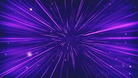 viajes espaciales coloridos a través de senderos de estrellas hermoso salto abstracto en el hiperespacio concepto de diseño digital bucle de costuras animación 3d de líneas brillantes 4k uhd 3840x2160