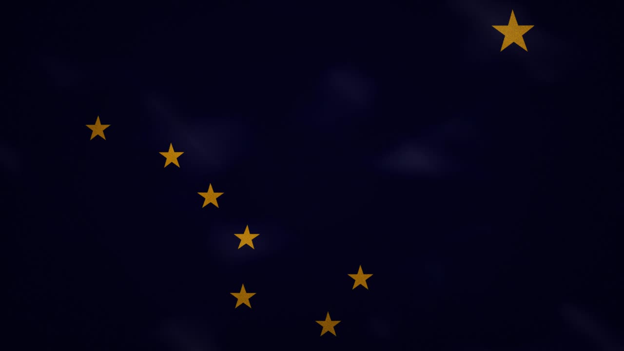 Alaska dense flag fabric wavers, background loop