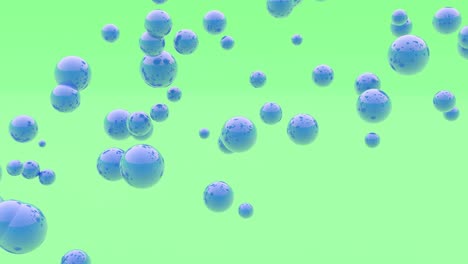 abstract balls with reflection design psychedelic concept minimalistic cover footage 4k