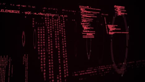 animation of data processing over scopes scanning