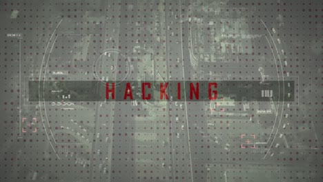 animation of binary coding and data processing over globe