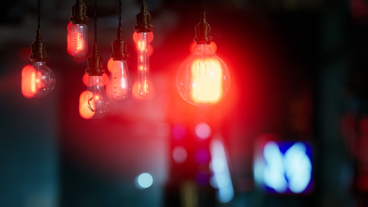 vieja bombilla incandescente retro vintage