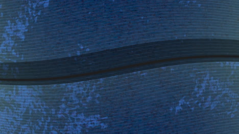 pared de rayas azules y blancas en zigzag con línea negra en negrita