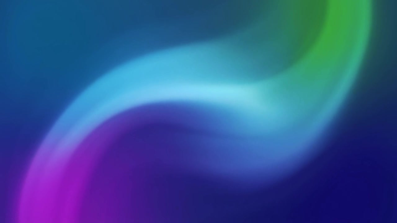 Abstract Motion Background with Flowing Blue, Green, and Purple Light Waves