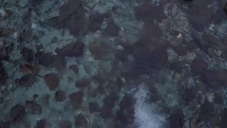 drone on the stream in val di mello, valtellina, italy