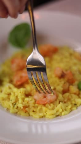 shrimp risotto