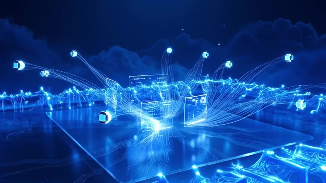 Digital Data Processing and Network Connectivity on Futuristic Circuit Board