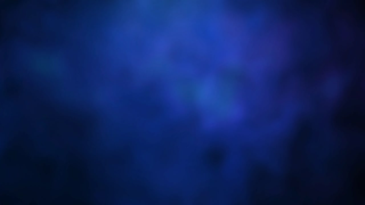 Loopable Glowing Blue Blurred Background with Smooth Flowing Amorphous Patterns and Subtle Motion Effects Creating a Dynamic, Waving, and Magical Atmosphere