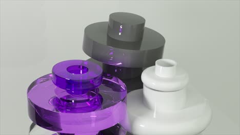 vasos geométricos abstractos