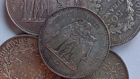 french old coins in rotation
