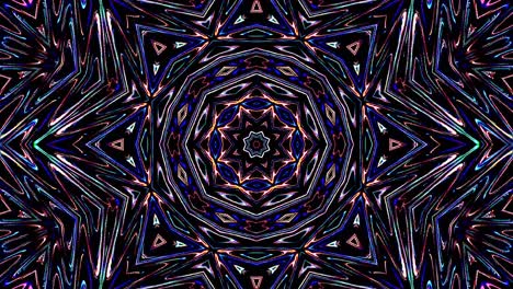 Bright abstract light governing full color, kaleidoscope
