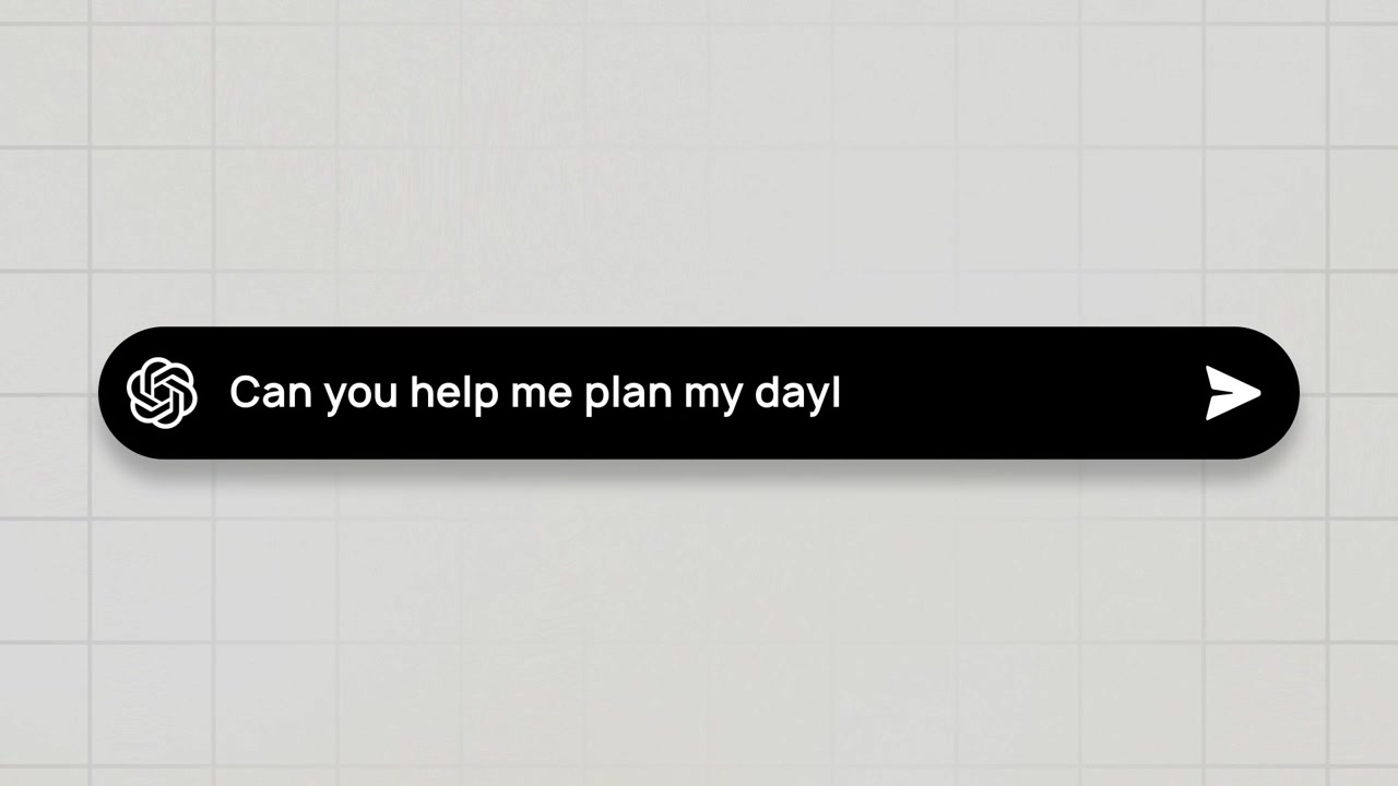 Typing a Question into an AI Chat Interface