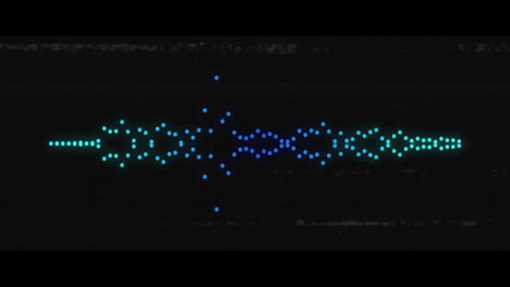 Animation-Der-Datenverarbeitung-Auf-Schwarzem-Hintergrund