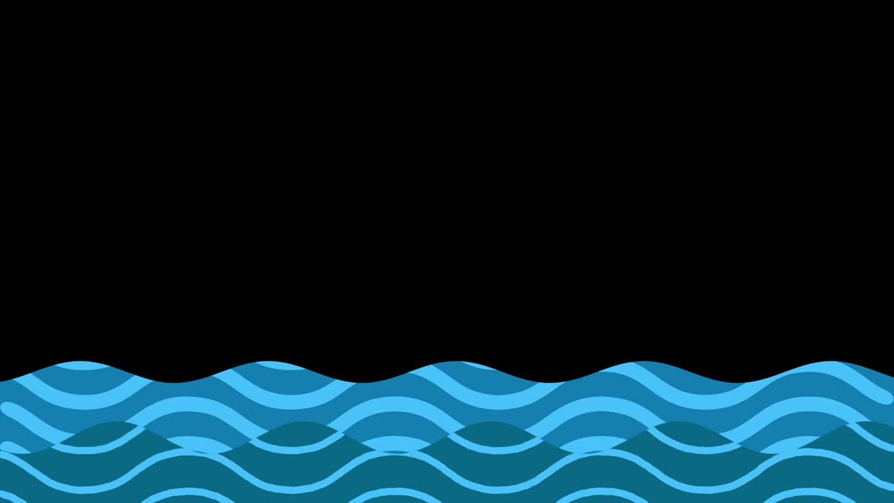 텍스처를 가진 파동 애니메이션.. 바다 파동 라인 패턴 움직임.