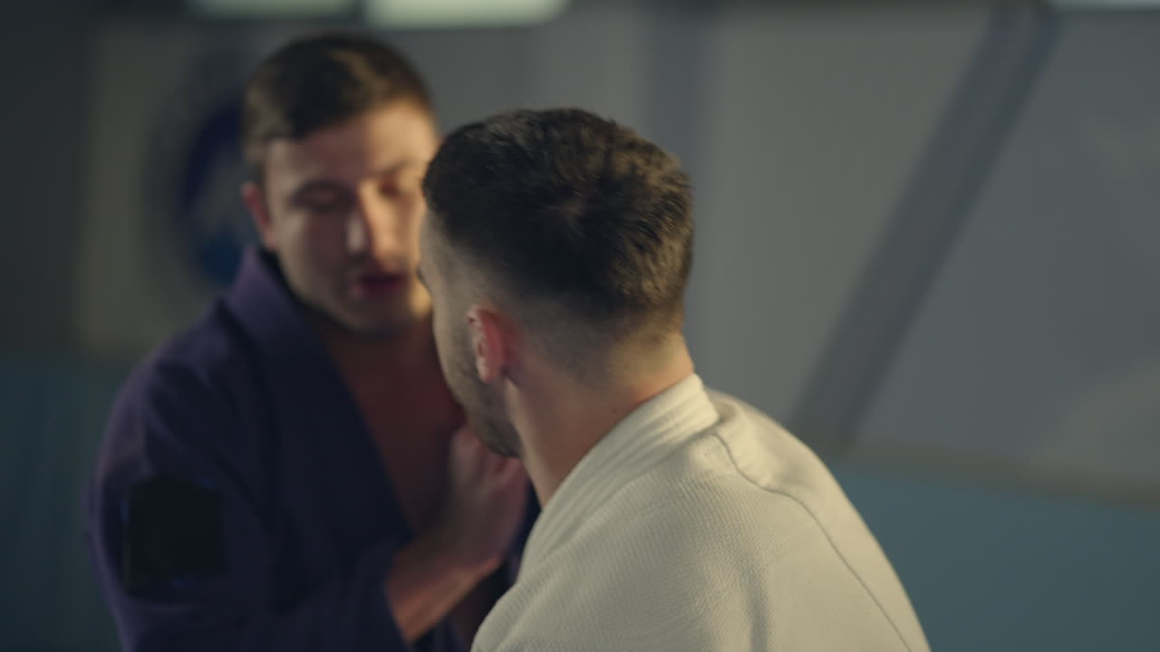 Martial Arts Sparring Session