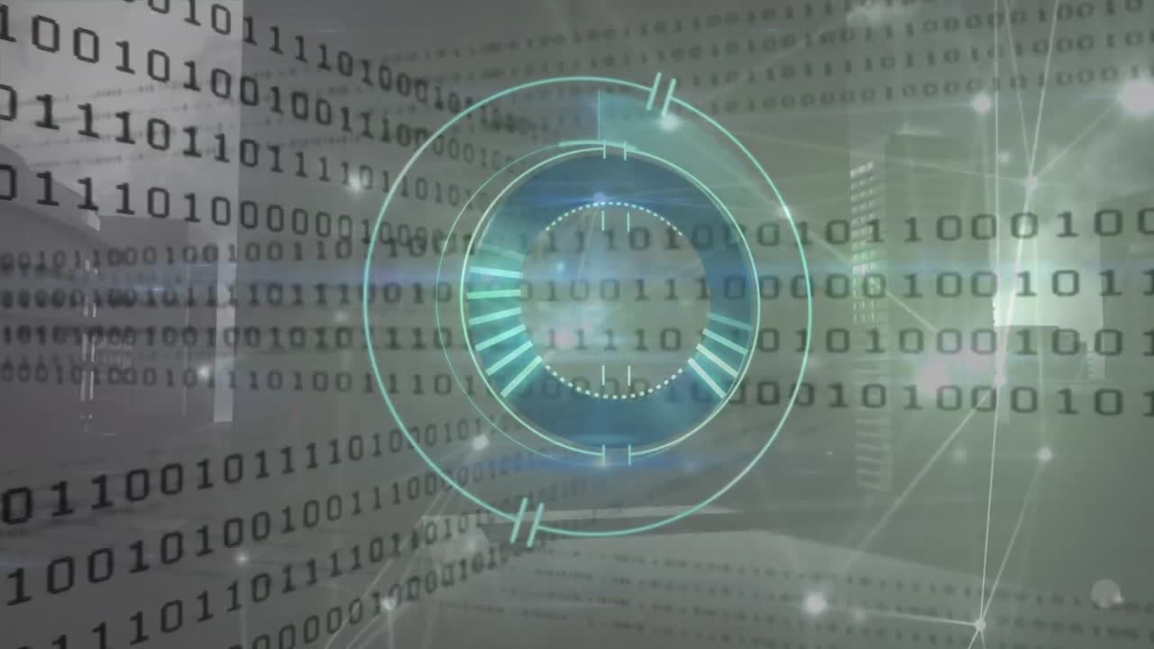 Animation of scope scanning with network over binary coding