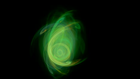 patrón de humo verde fondo de movimiento abstracto