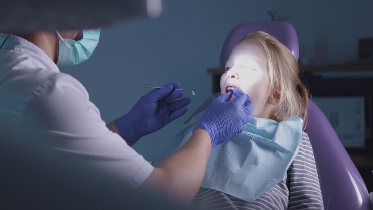 Dental Checkup with a Young Patient