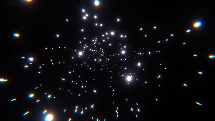 Abstract Glowing Tunnel