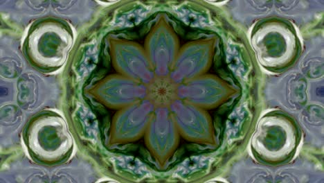 abstracto pincel tinta concepto liso patrón simétrico ornamental decorativo caleidoscopio movimiento círculo geométrico y formas de estrellas