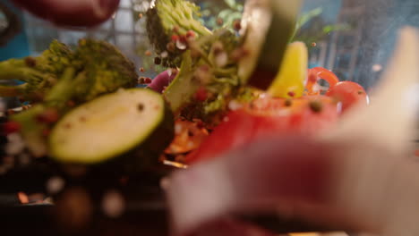 Roasted Vegetables on Grill