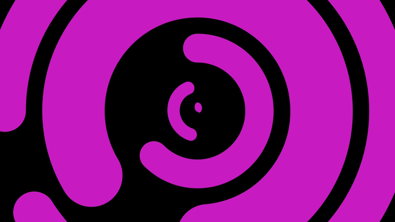Roze cirkel grafische overgangssjabloon