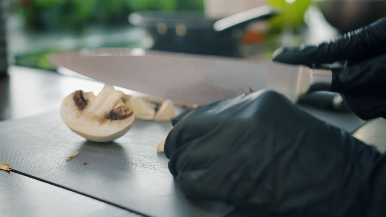 chef preparando setas