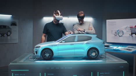 virtual reality car design review