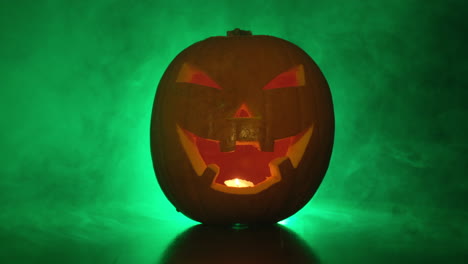 Halloween-scary-pumpkin-evil-green-smoke
