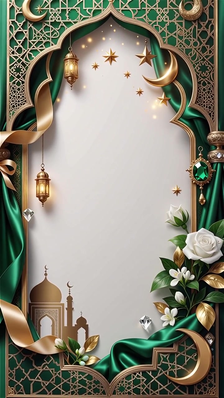 Compleanno del Profeta Maometto Mawlid al-Nabi Sfondo Islamico