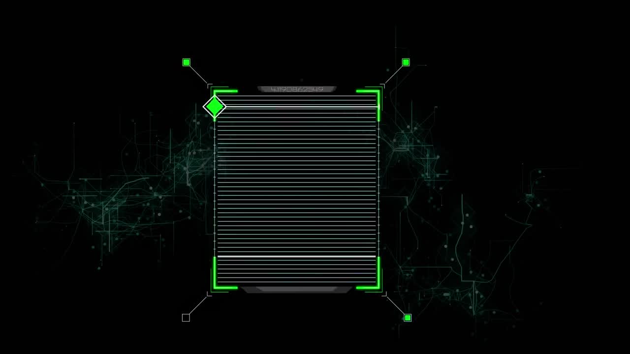 검은 바탕에 초록색 마커