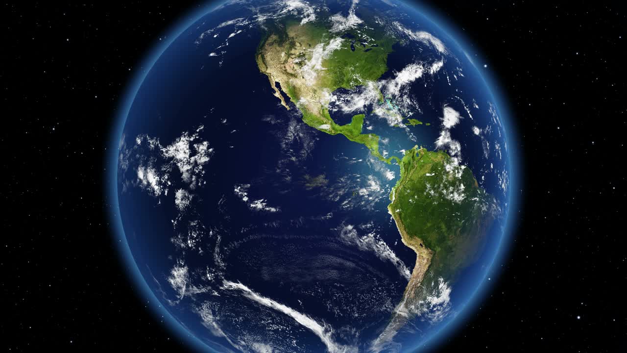 el planeta tierra animación 3d