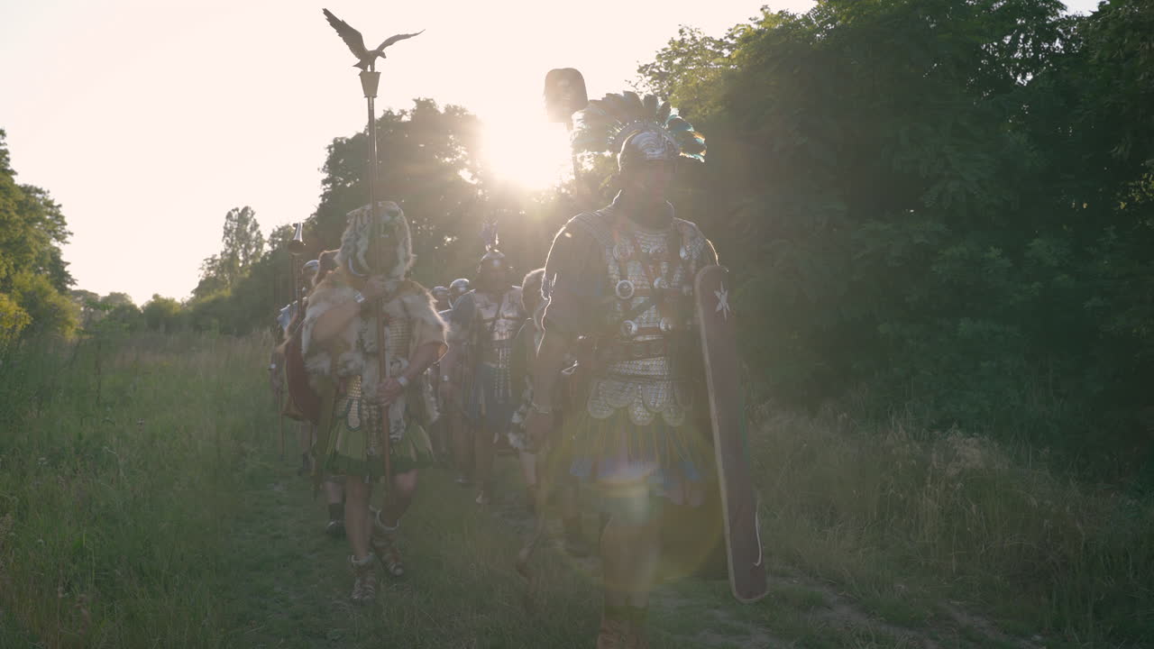 Roman Legion Marching