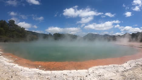 timelapse de la piscina de champagne en wai o tapu