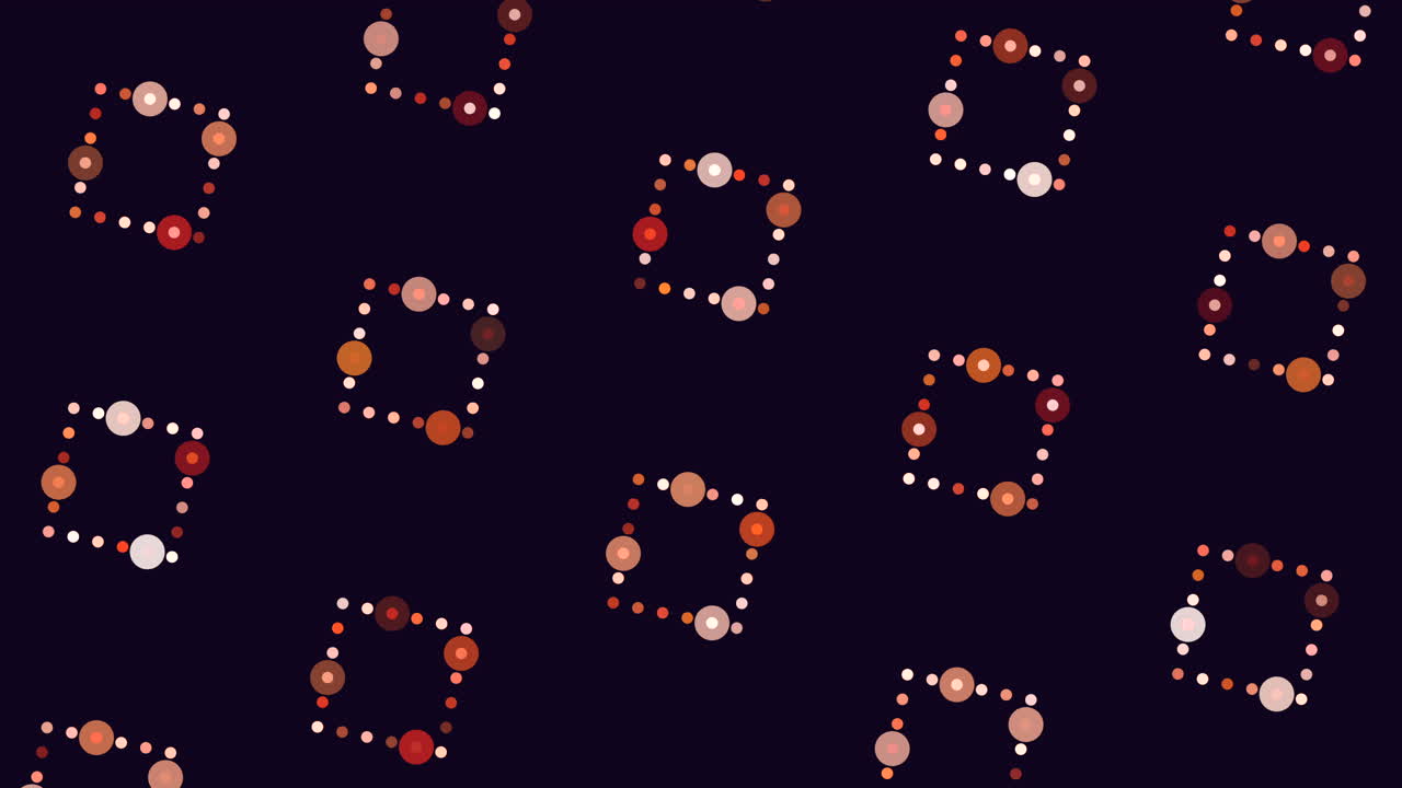 cuadrícula sin costuras de cuadrados verdes con puntos blancos sobre fondo negro