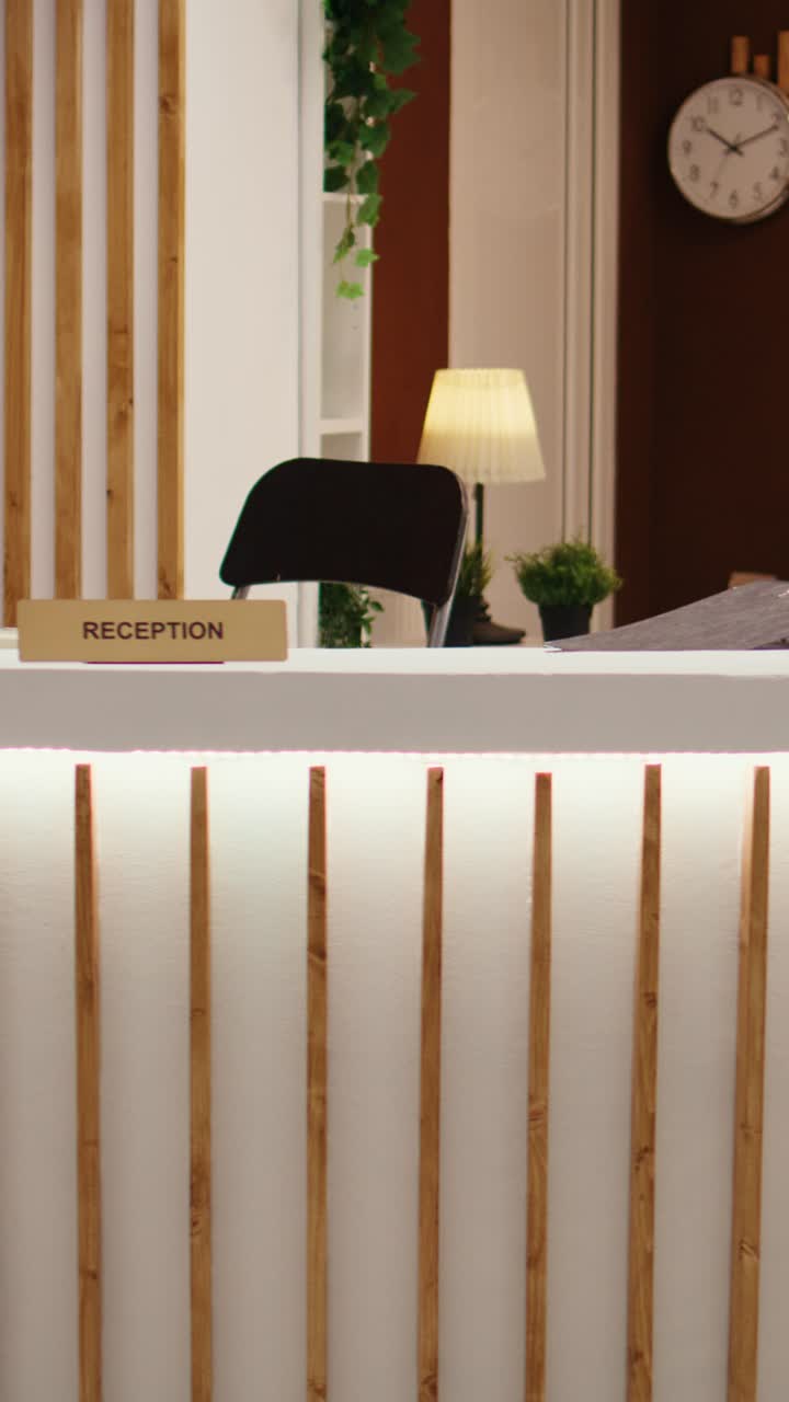 Reception dell'hotel