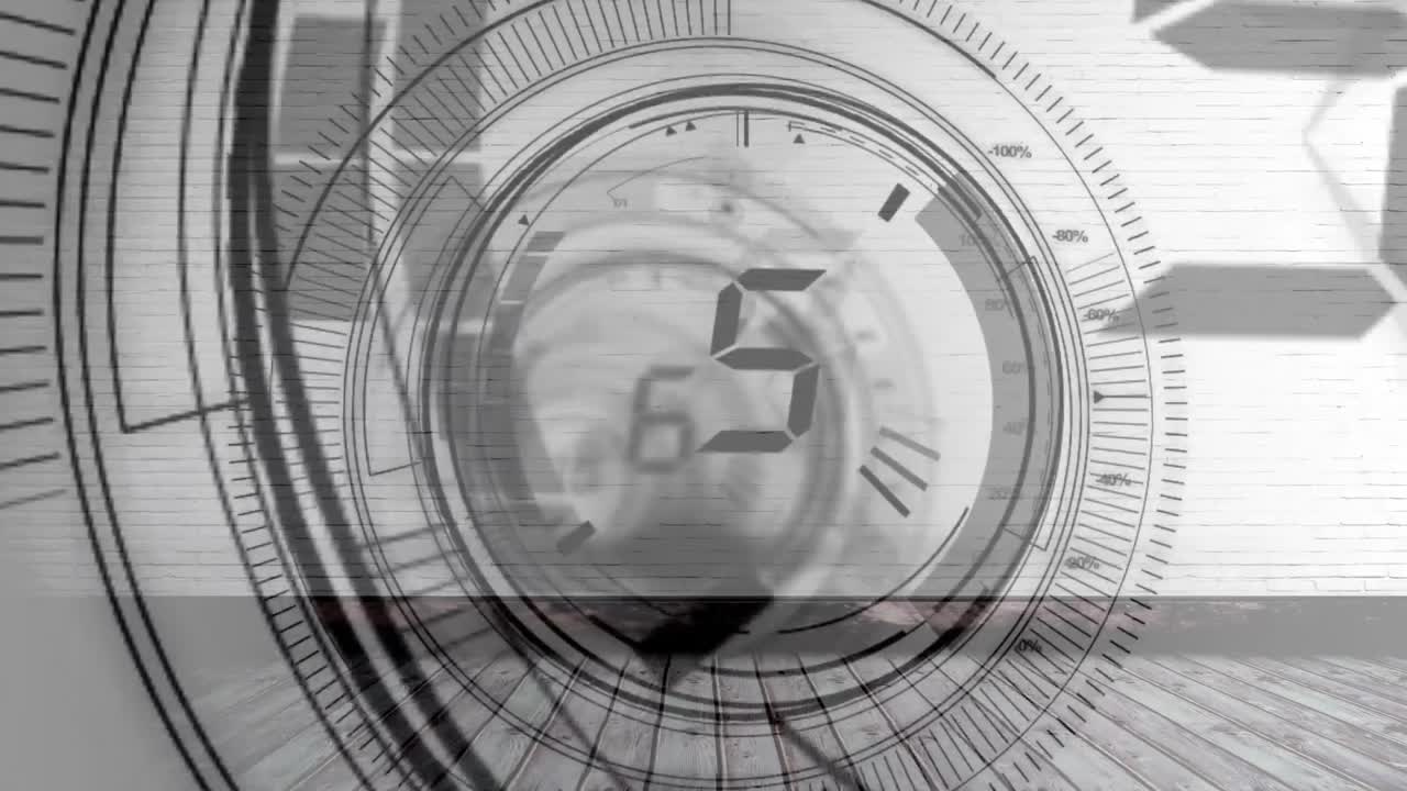 Animated countdown video