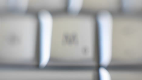 the letter m is on a computer keyboard