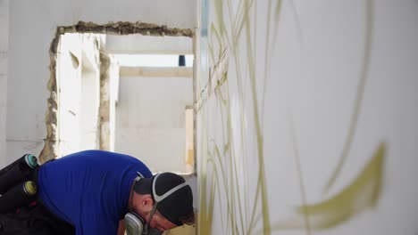 graffiti artist painting with aerosol spray 4k
