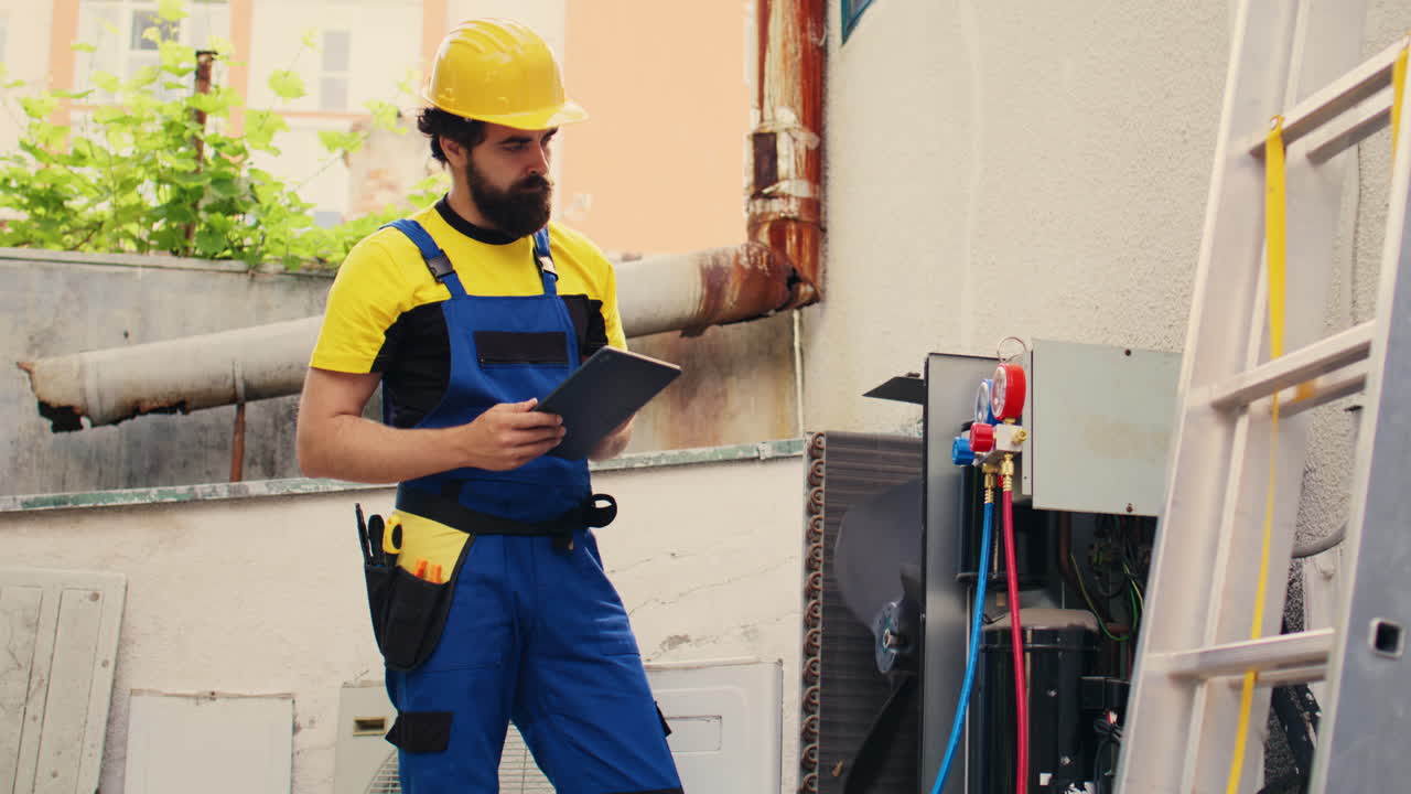 el ingeniero detecta la causa del daño del condensador.