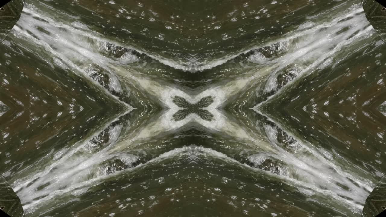 caleidoscopio de tomas de la naturaleza, wissahickon creek