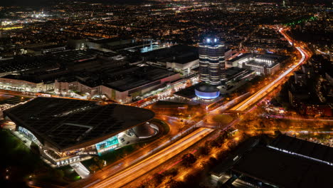 Munich-Noche-Aérea-Timelapse-Horizonte