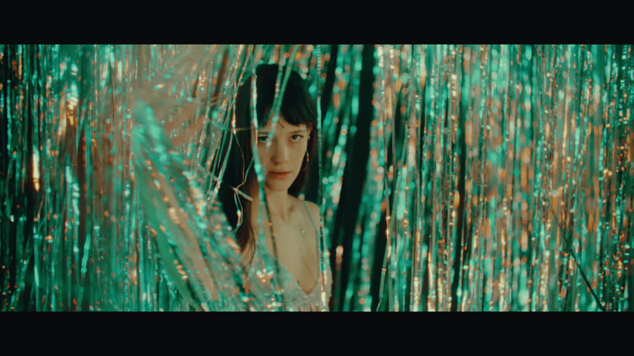 Woman in Disco Setting