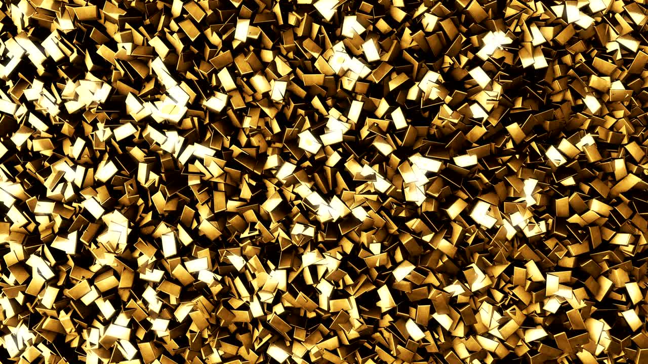 ondate d'oro sfondo animato 4k