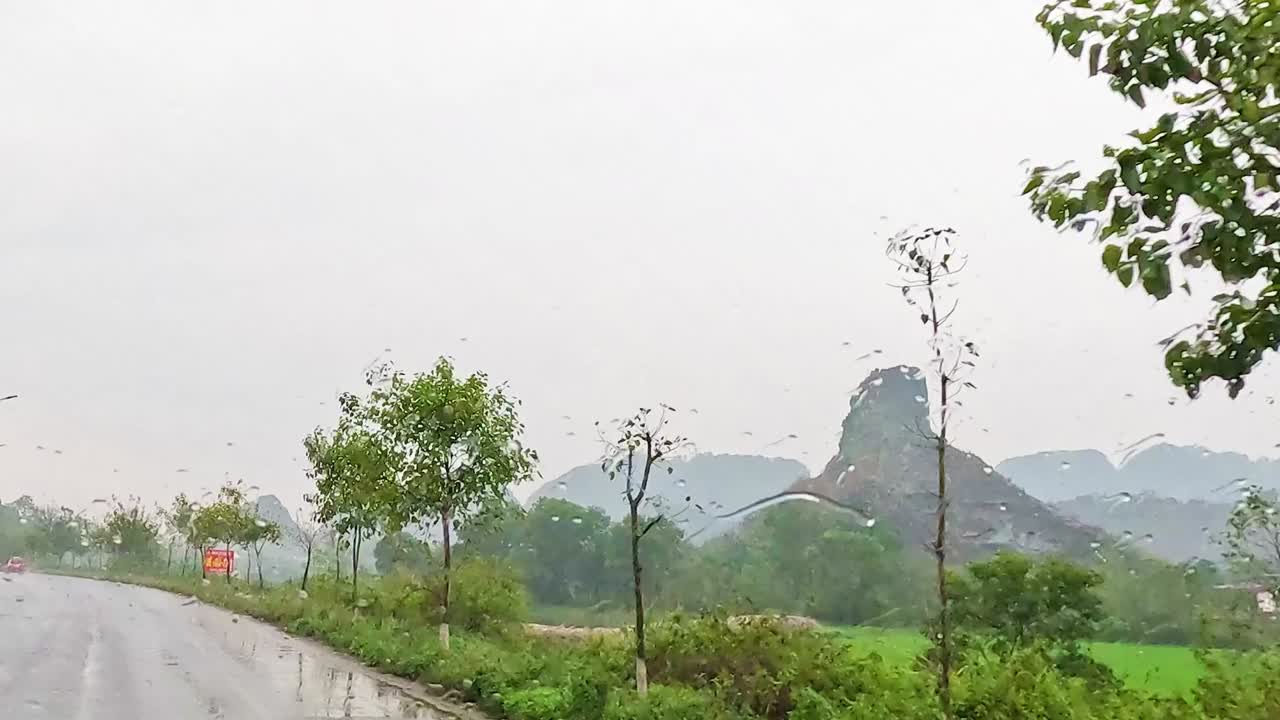 Rainy Road Trip Through Rural Vietnam