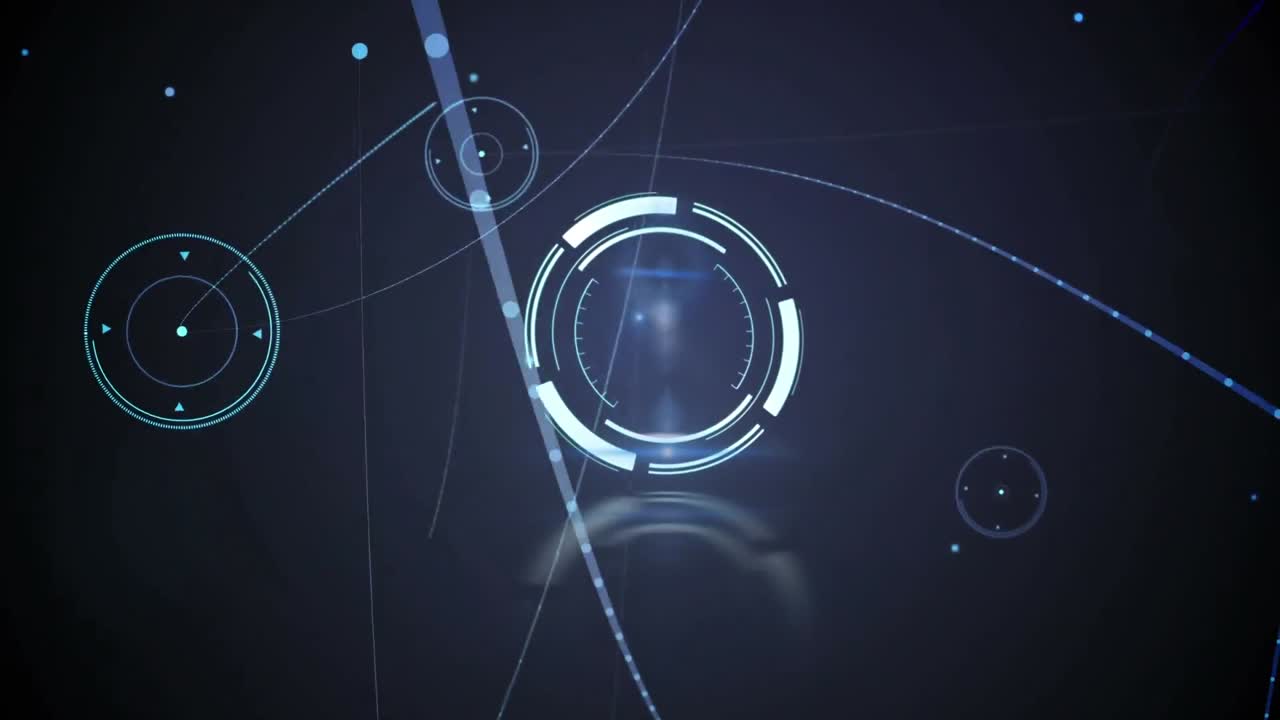 Animation of scope scanning with networks of connections