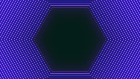 Purple-neon-hexagons-pattern-on-black-gradient